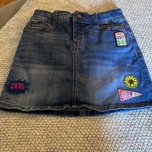 Girls denim mini skirt 🌼🎉💜